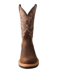 Work- Light Cowboy Boot- Brown/Taupe- MLCA002