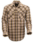 Greyson Flannel Shirt- Brown