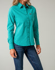 Linville Top- Teal