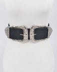 Oversized Double Buckle Belt- PB8053
