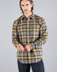 Twin Peaks Flannel- Gold/Grey-