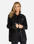 Delfino Time is Running Out Boyfriend Jacket-