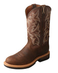 Work- Light Cowboy Boot- Brown/Taupe- MLCA002