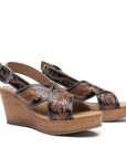 Flower Ridge - Handtooled Wedge-