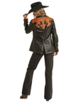 Western Leather Blazer-