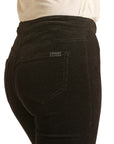 Corduroy Flare- Black- BW6PD02943