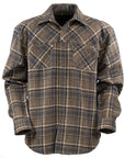 Greyson Flannel Shirt- Olive