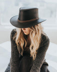 Midnight Rider Leather Hat