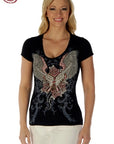 Short Sleeve- Black- GunWings-