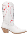 Queen A Hearts - DI174- White