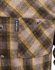 Greyson Flannel Shirt- Brown