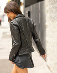 Benja Leather Jacket- Regular Fit- Black