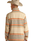 Aztec Quarter Zip Pullover- BM91C01950-