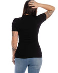 Short Sleeve- Black- Fleur Wings-