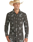 Vintage Rodeo Print Snap