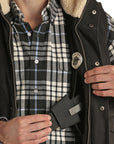 Conceal Carry Cotton Canvas Vest- Black