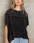 Rylee Top- FKT876- Black