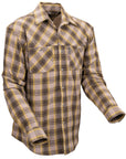 Greyson Flannel Shirt- Brown