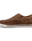 WCA0086- Slip On Kicks- Brown Leather-