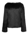 Unreal Dream Luxe Faux Fur Jacket - Black-