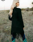 Scottsdale Suede Jacket- Black-
