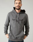 Fast Talker Hoodie- Charcoal Grey