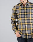 Twin Peaks Flannel- Gold/Grey-