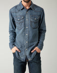 Grimes Dress Shirt- Dark Indigo-