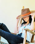 The Miller - Handpainted Austrailian Wool Fedora