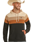 ColorBlock Hoodie- BM94T03544- Black-