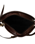 Magnolia Morn Hand-Tooled Round Bag
