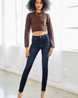 High Rise Dark Wash Super-Skinny