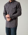 Blackout Shirt- Charcoal-