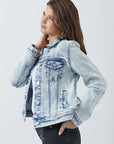Vintage Washed Denim Jacket- RDJ1110- Acid Wash
