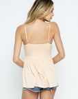 Lace Bralette Top- 51335T- Off White-