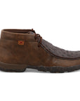 Chukka Driving Moc- Brown/Ostrich- MDM0087