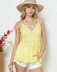 Lace Bralette Top- 51335T- Off White-