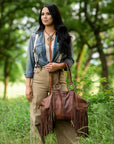 Indie Carmen Purse- Walnut
