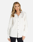 Torry American Soul Boyfriend Shirt- White-