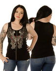 Zipper Tank - Guns & Wings-