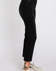 Petite Black Slim Straight Jean
