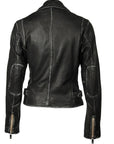 Sofia Leather Jacket- Black