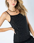 Cami with Crystal Studs