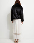 Fur Delish Luxe Faux Fur Coat- Black -