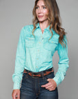 KC Tencel Top- Turquoise-