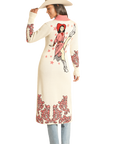 Cowgirl Long Cardigan- DW95C04162- Tan-