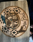 Custom Artist Burned Hat- Freebird