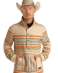 Aztec Quarter Zip Pullover- BM91C01950-