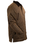 Harlow Quilted Barn Jacket- Brown