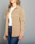 Throw Shirt- Khaki-